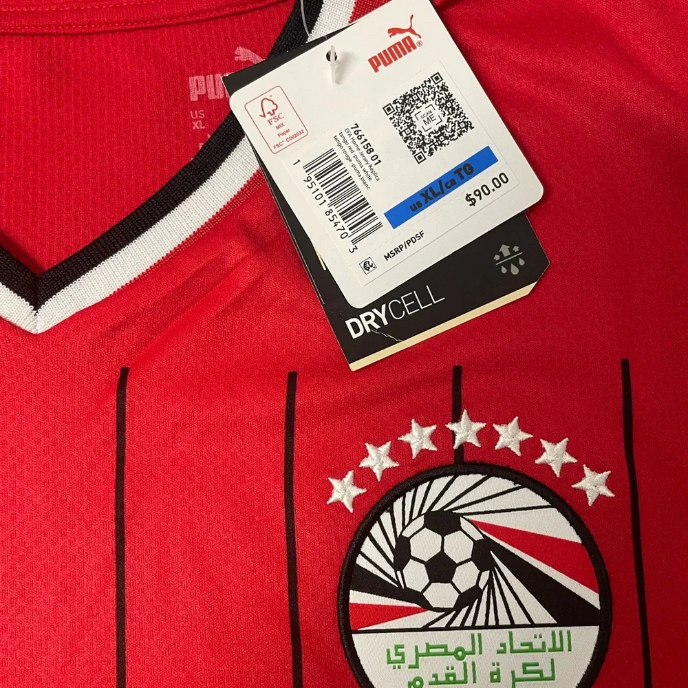 Puma Red Soccer Jersey - Picture 3 of 5